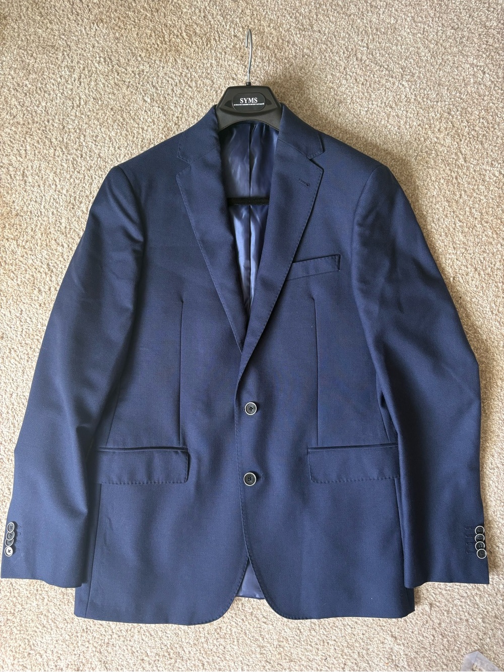 Joseph Abboud Italian Wool Blue Suit Coat/Blazer